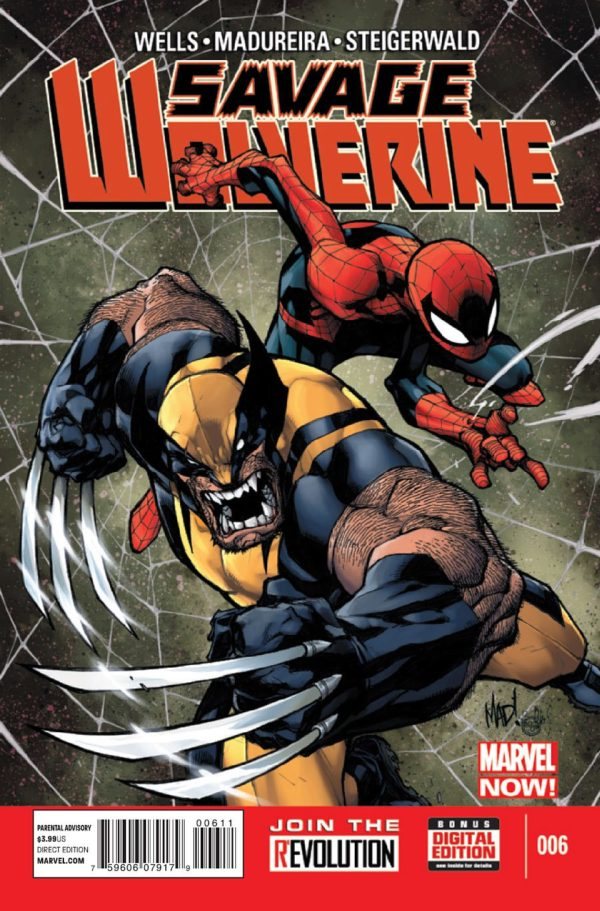 Savage Wolverine #6 cover by Joe Madureira. Marvel Comics
