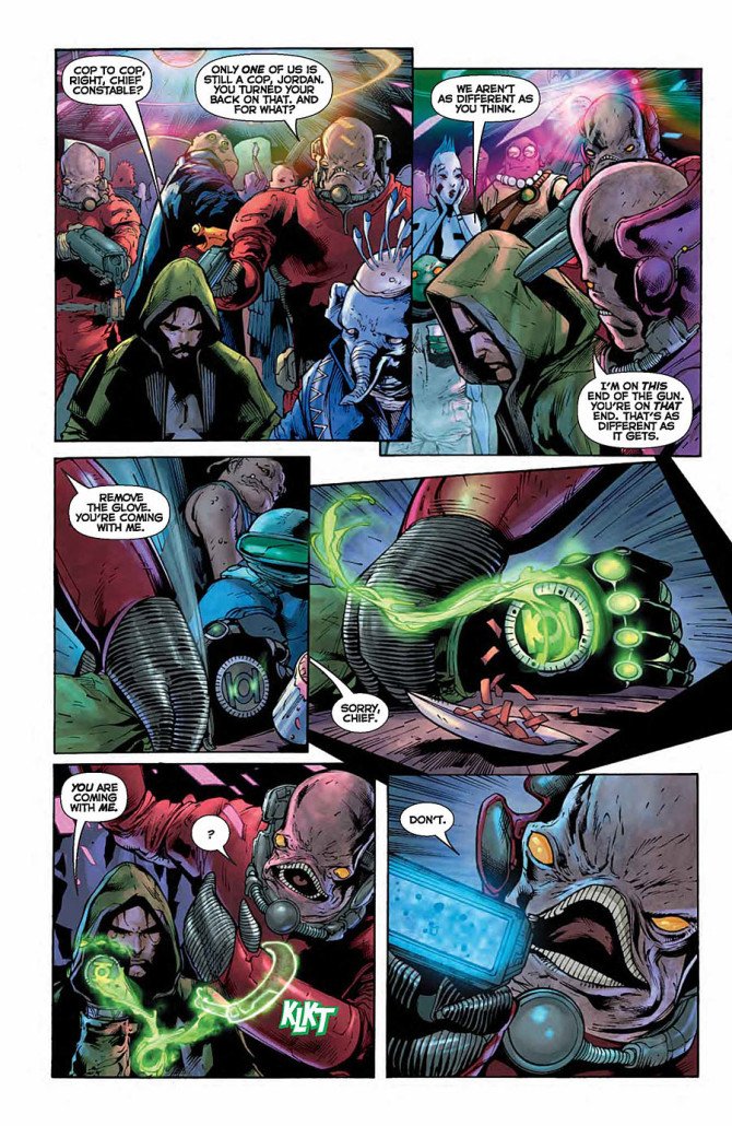 Green Lantern June Sneak Peak page 3.