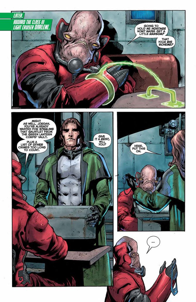 Green Lantern June Sneak Peak page 6.