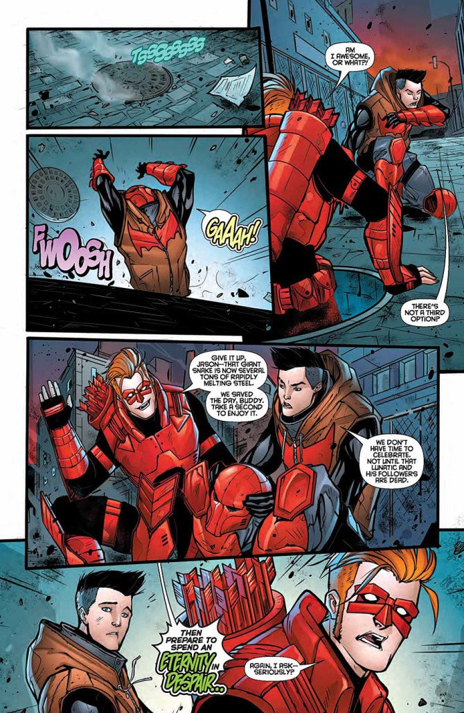 Red Hood/Arsenal June Sneak Peak page 7.
