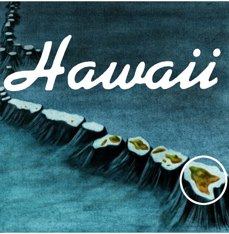 Hawaii title card by Jed McGowan. Hawaii title card by Jed McGowan.