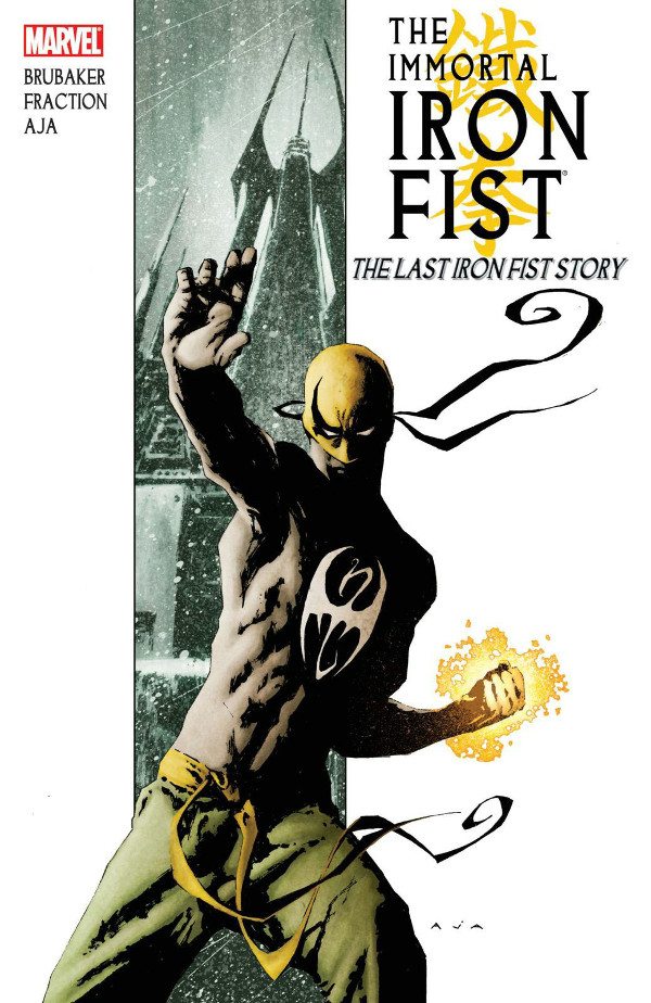 The Immortal Iron Fist: The Last Iron Fist Story TPB cover by David Aja. The Immortal Iron Fist: The Last Iron Fist Story TPB cover by David Aja.