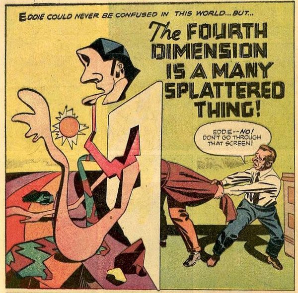 Panel from Alarming Tales #1 by Jack Kirby.
