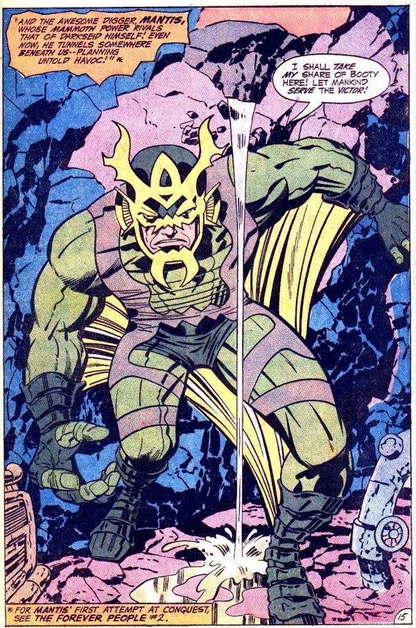 Mantis by Jack Kirby.
