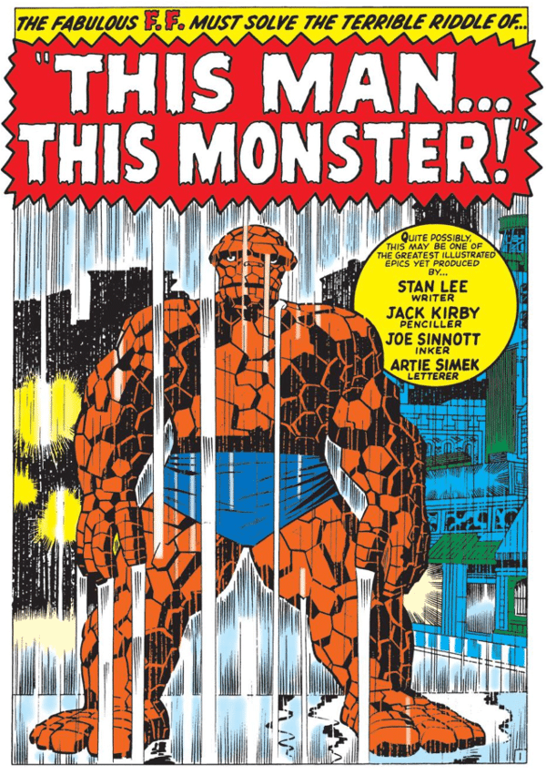 Page from Fantastic Four #51 by Jack Kirby.
